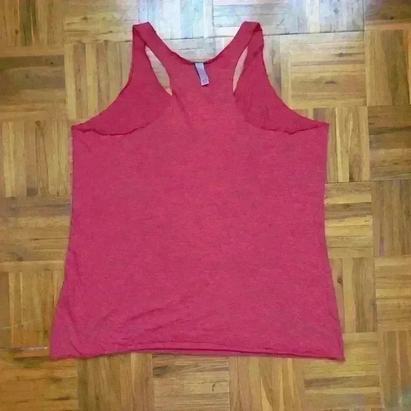 NEXT LEVEL for DISNEY orange peach? muscle top women XXL - Picture 2 of 4